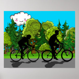 Biking Poster