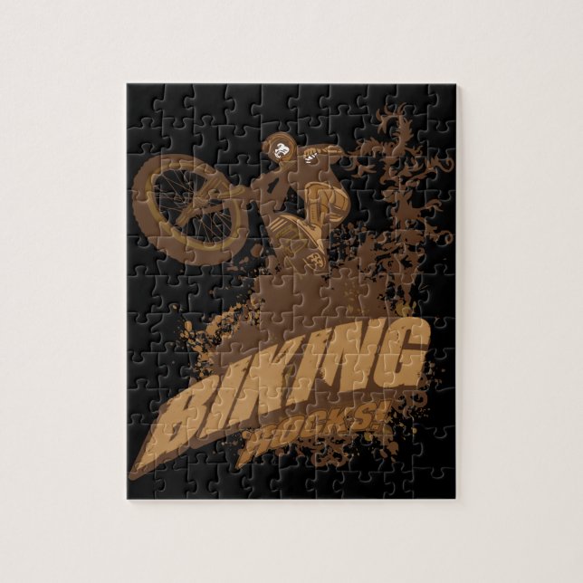 Biking Rocks! Jigsaw Puzzle (Vertical)