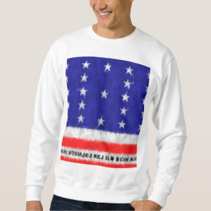 Bikini Atoll Oil Painting Drawing Sweatshirt