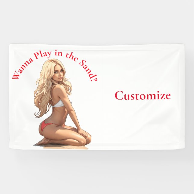 Bikini Beach Girl Thunder_Cove  Banner (Horizontal)