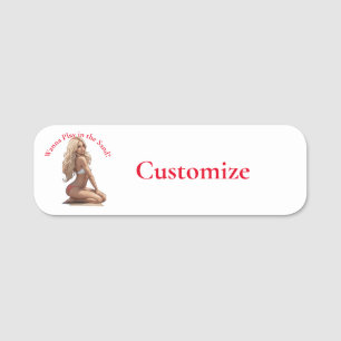 Bikini Beach Girl Thunder_Cove Name Tag