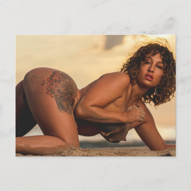 Bikini Beach Stunning Photography  postcard (Front)