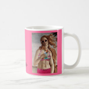 Bikini Birth of Venus Coffee Mug