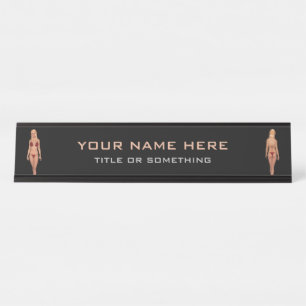 Bikini Blonde Desk Name Plate