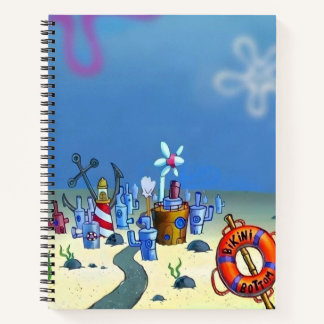 Bikini Bottom Inspired Notebook