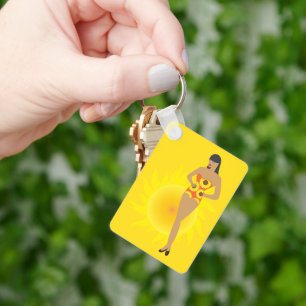 Bikini Girl Key Ring