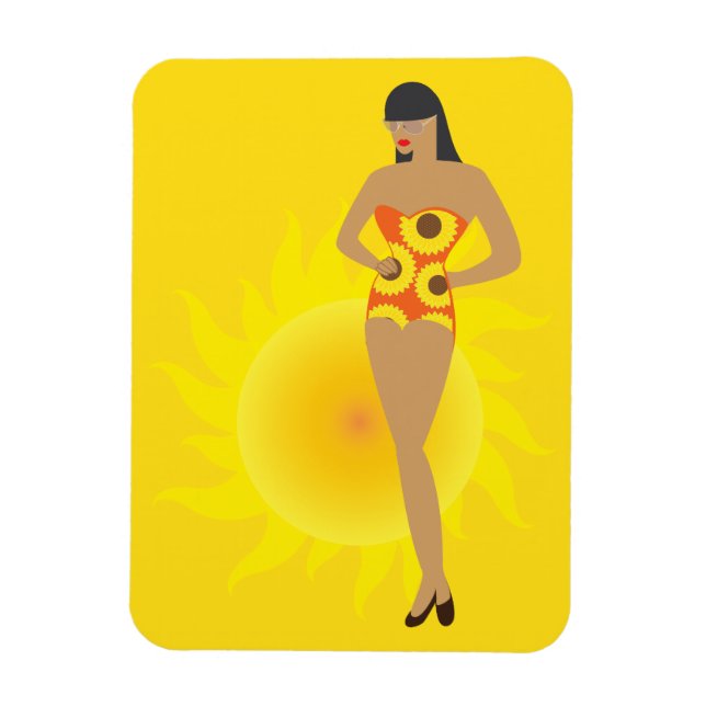 Bikini Girl Magnet (Vertical)