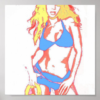 Bikini Girl Poster