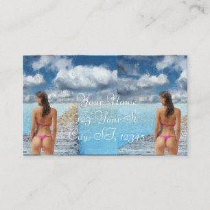 Bikini Girl Thunder_Cove Business Card