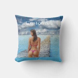 Bikini Girl Thunder_Cove  Cushion