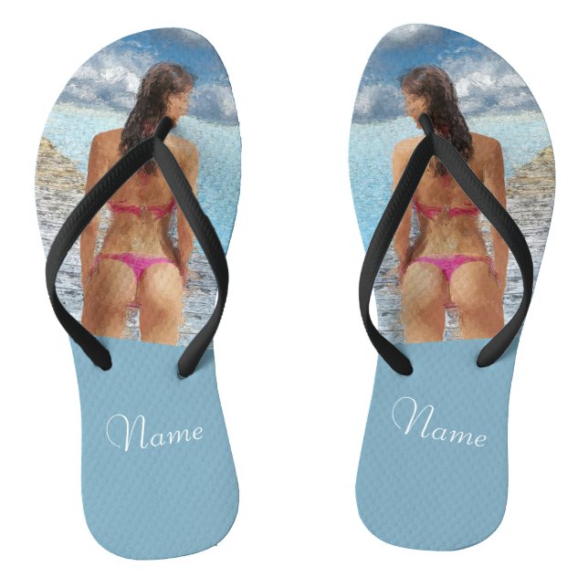 Bikini Girl Thunder_Cove Jandals (Footbed)