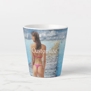 Bikini Girl Thunder_Cove Latte Mug