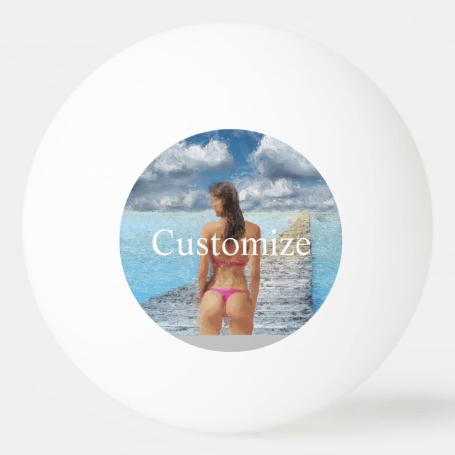 Bikini Girl Thunder_Cove  Ping Pong Ball (Front)