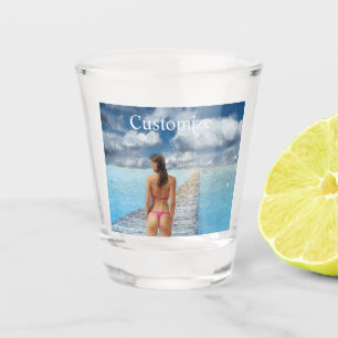 Bikini Girl Thunder_Cove Shot Glass