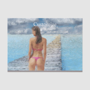 Bikini Girl Thunder_Cove Tissue Paper