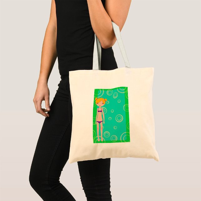 Bikini Girl Tote Bag (Creator Uploaded)