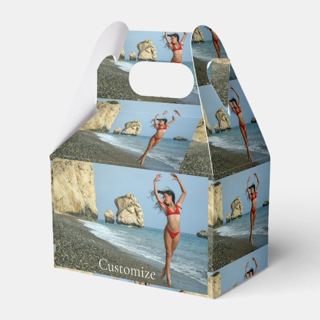 Bikini Model Dancing Thunder_Cove Favour Box (Front Side)