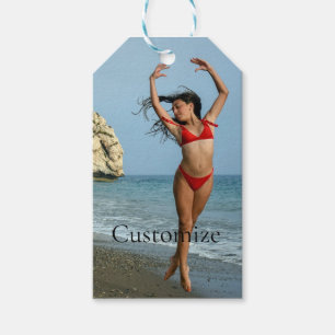 Bikini Model Dancing Thunder_Cove Gift Tags
