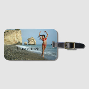 Bikini Model Dancing Thunder_Cove Luggage Tag