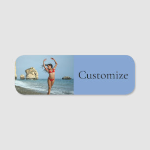 Bikini Model Dancing Thunder_Cove Name Tag
