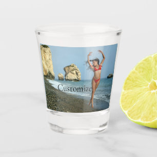 Bikini Model Dancing Thunder_Cove Shot Glass