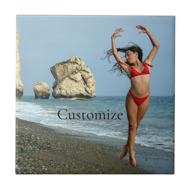 Bikini Model Dancing Thunder_Cove Tile (Front)