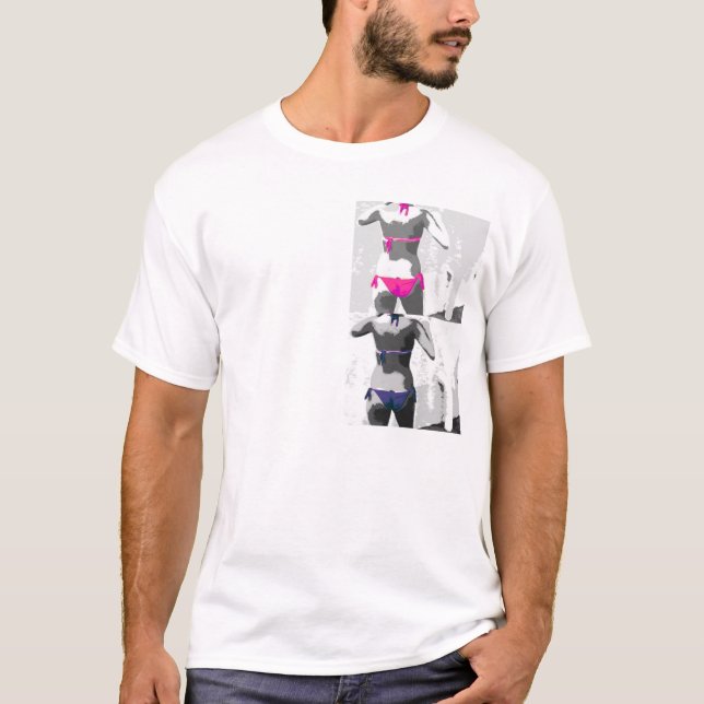 ~Bikini~POP ART TEE, STAGGERED T-Shirt (Front)