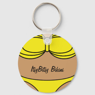 Bikini Yellow Key Ring