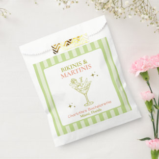 Bikinis and Martinis Bachelorette Party Beach Bach Favour Bags