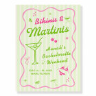Bikinis and Martinis Bachelorette Party Welcome