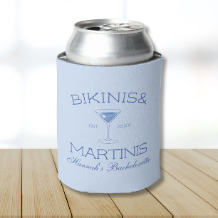 Bikinis And Martinis Beach Bachelorette Weekend Can Cooler
