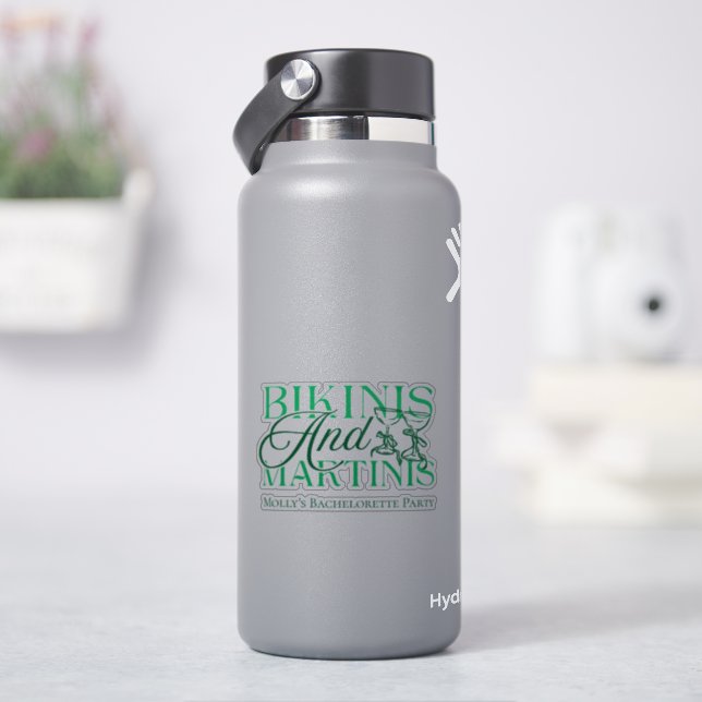 Bikinis and Martinis – Custom Bachelorette Party (HydroFlask)