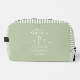Bikinis and martinis Elegant vintage bachelorette Dopp Kit