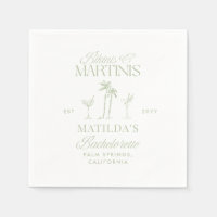 Bikinis and martinis Elegant vintage bachelorette