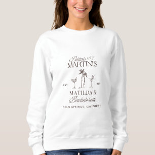 Bikinis and martinis Elegant vintage bachelorette Sweatshirt