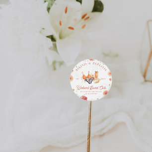 Bikinis & Bellinis Bachelorette Social Club Classic Round Sticker