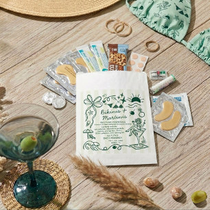 Bikinis & Martinis Bachelorette Party Recovery Kit Favour Bags