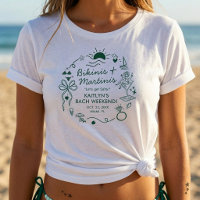 Bikinis & Martinis Beach Bachelorette Party Custom
