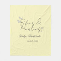 Bikins & Martinis bachelorette party yellow retro