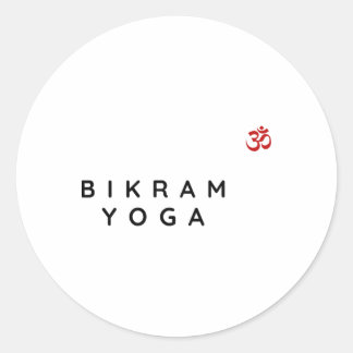 Bikram Yoga Instructor Bikram Yoga Beginner Design Classic Round Sticker