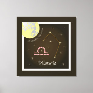 Bilancia 24 settembre al 23 ottobre screen canvas print