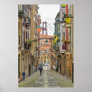 Bilbao. #11. Portugalete. Poster