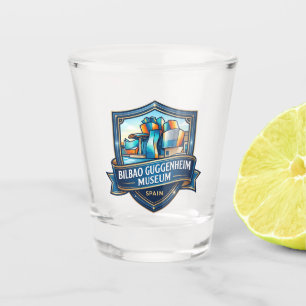 Bilbao Guggenheim Museum Spain Shot Glass