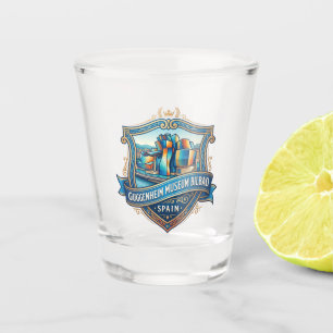 Bilbao Guggenheim Museum Spain Shot Glass