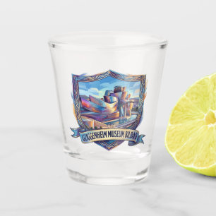 Bilbao Guggenheim Museum Travel Shot Glass