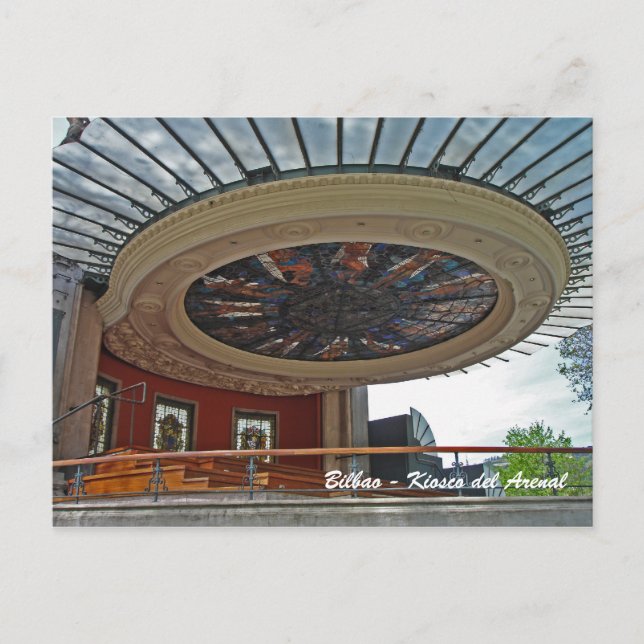 Bilbao - Kiosco del Arenal Postcard (Front)