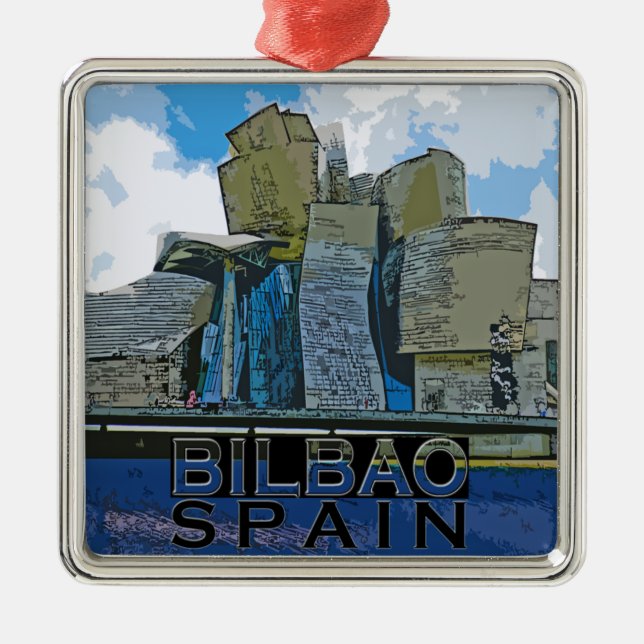 Bilbao Metal Tree Decoration (Front)