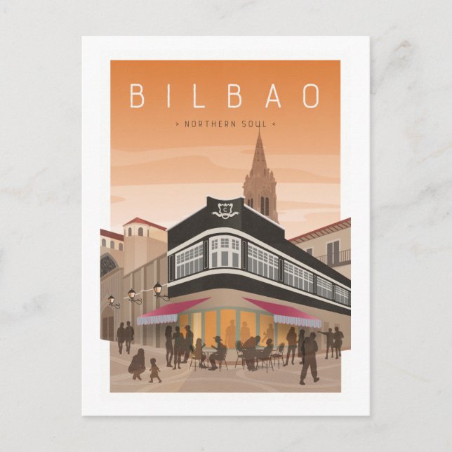 BILBAO · Northern Soul · Old Quarter Postcard (Front)