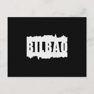 Bilbao Spain City Skyline Cityscape Funny Gift Postcard