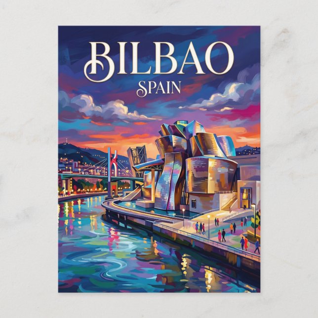 Bilbao Spain Postcard (Front)